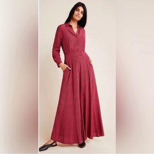 ANTHROPOLOGIE LOVELAND WIDE-LEG
JUMPSUIT, SIZE 0, NWT.